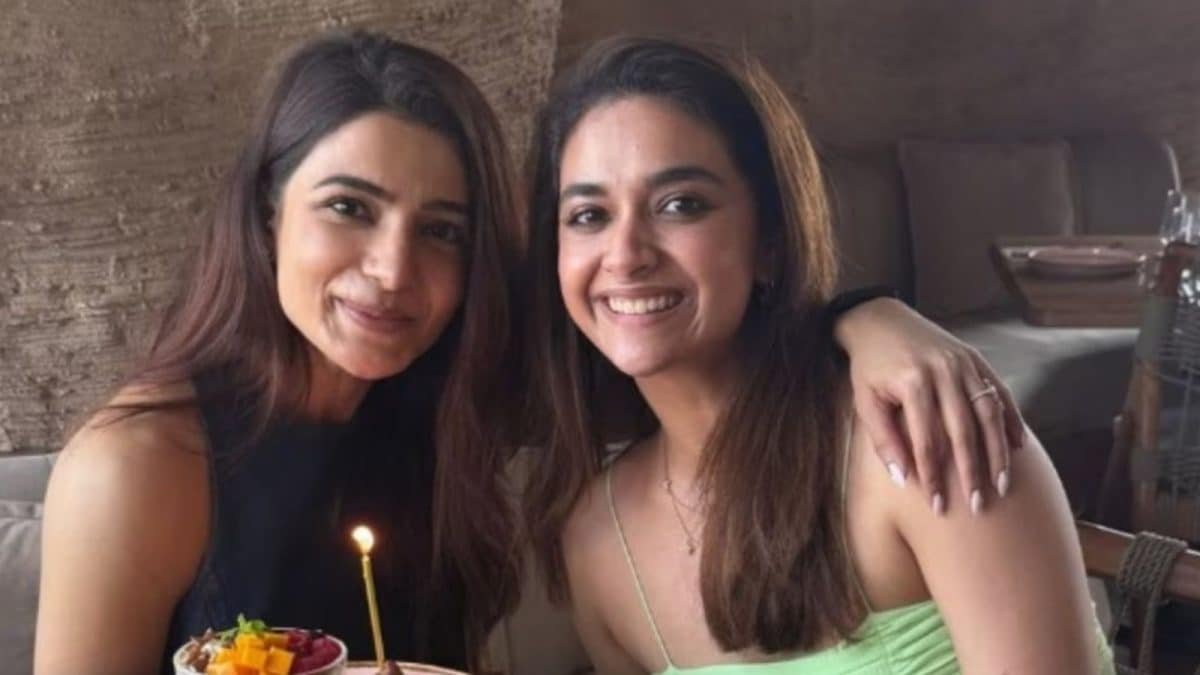 ‘Cheeleader’ Samantha Ruth Prabhu Sends Birthday Wish For ‘Loveliest’ Keerthy Suresh | Telugu Cinema News